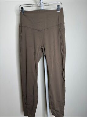 HALARA Taupe High-Rise Leggings with Side Pockets
